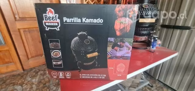 Parrilla ahumadora kamado 13 cms