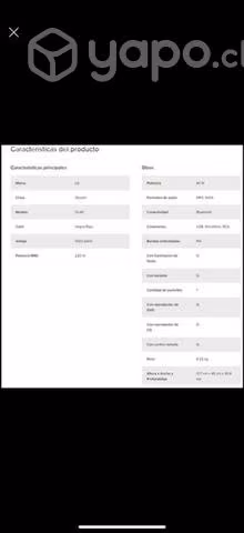Parlante bluetooth componente LG ol45 - Imagen 2