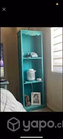 Mueble vintage turquesa