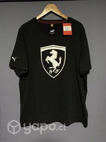 Poleras ferrari x puma