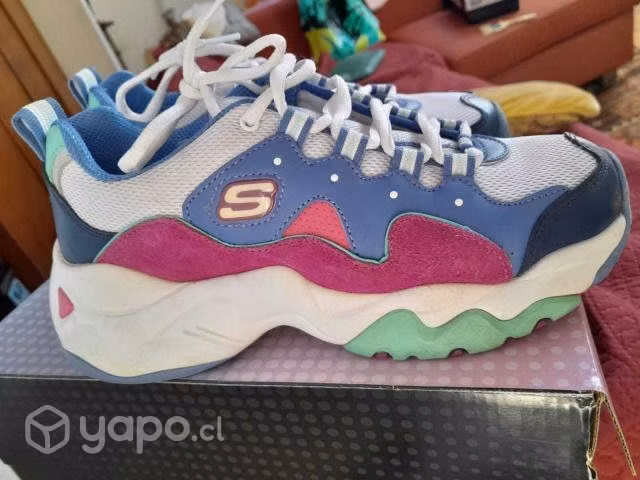 Zapatillas skechers coloridas