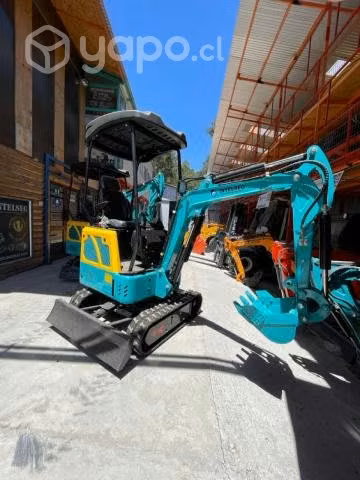 Mini excavadora 1500 kilos motor laidong
