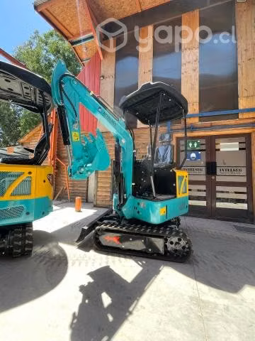Mini excavadora 1500 kilos motor laidong