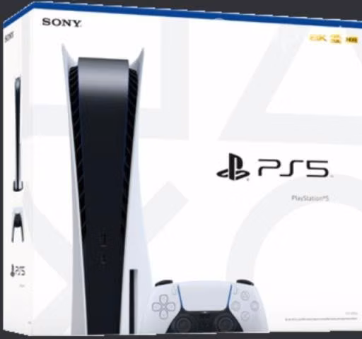 PS5 + joystick + base + cubre polvo - Imagen 3
