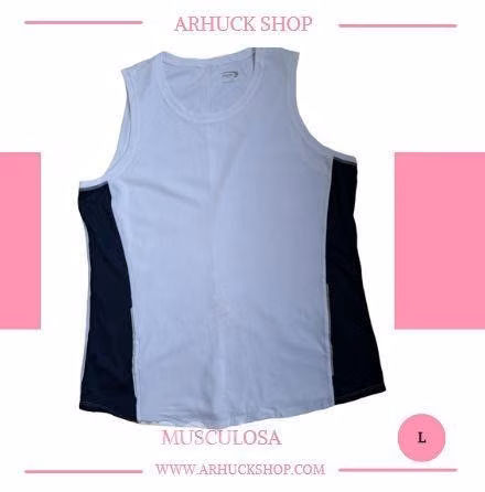 Musculosa sport blanca