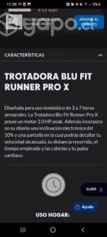 Trotadora runner pro sparta