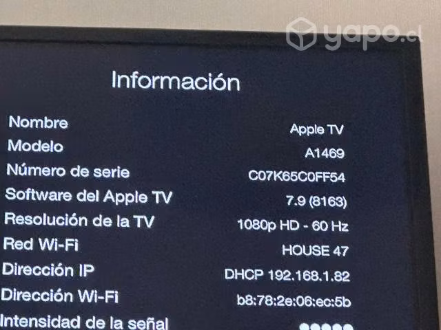Apple tv 3G modelo A1469