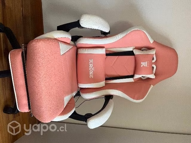 Silla gamer rosada