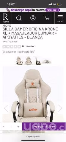 Silla gamer rosada - Imagen 5
