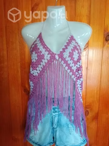 Crop top granny square