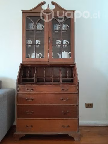 Vitrina secretaire antigua