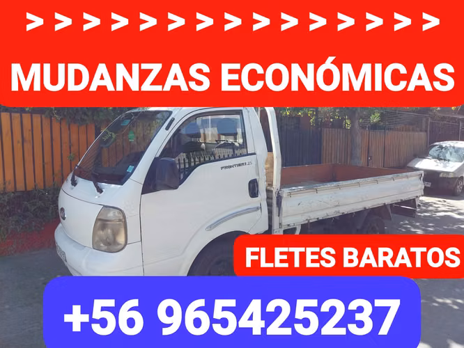 Fletes economicos dentro y fuera de santiago