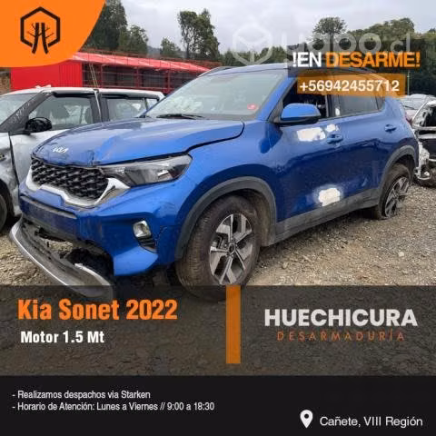 Arranque Kia Sonet 1.5 G4FL Mt 2022