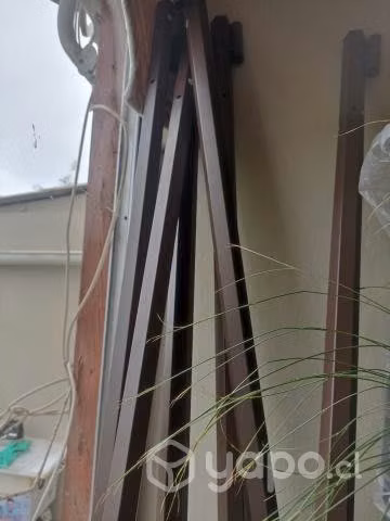 Toldo redondo 3.5 metros con cortinas
