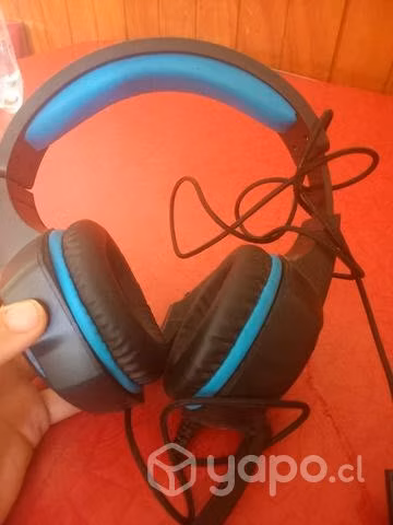Cascos gamer entrada de usb