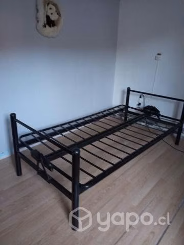Sofa cama metálico excelente - Imagen 2