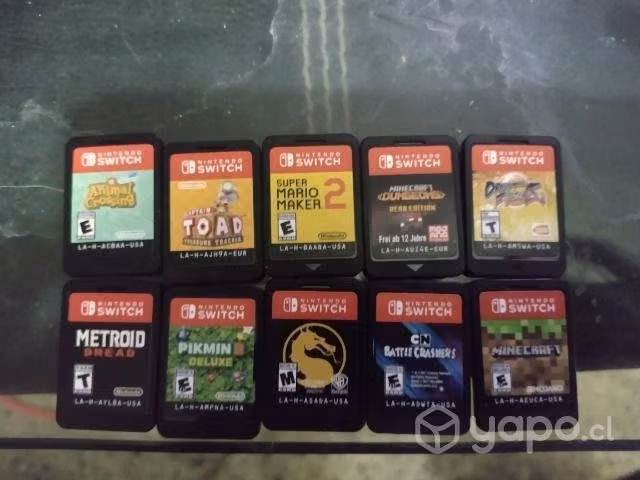 Juegos de nintendo switch