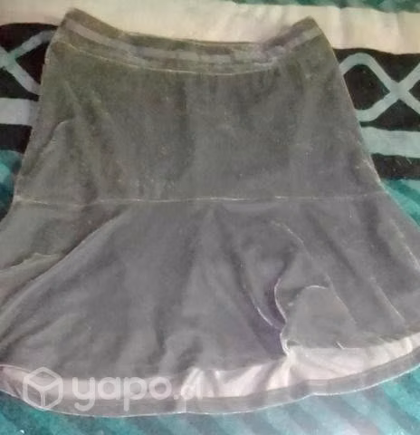 Falda en plush spandex, talla L