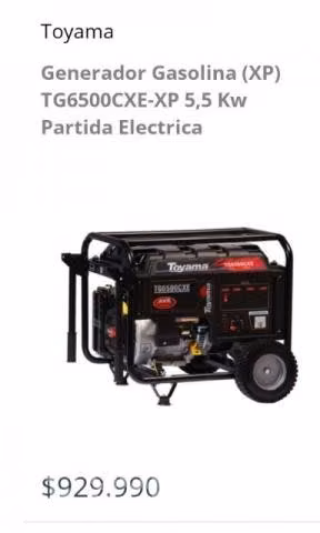 Generador toyama 6500