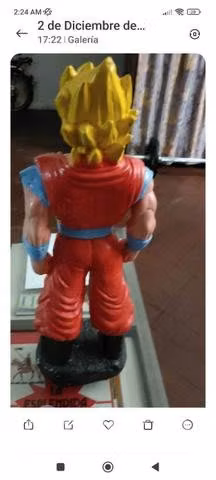 Figura Goku yeso cerámica - Imagen 3