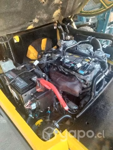Grua horquilla "hyster"