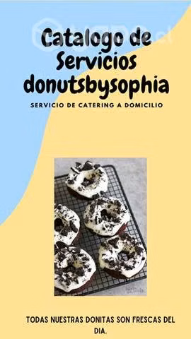 Servicio de catering de donitas a domicilio