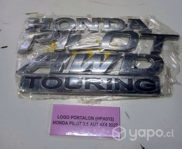 Logo Portalon (HPA012) Honda Pilot 3.5 AUT 2022