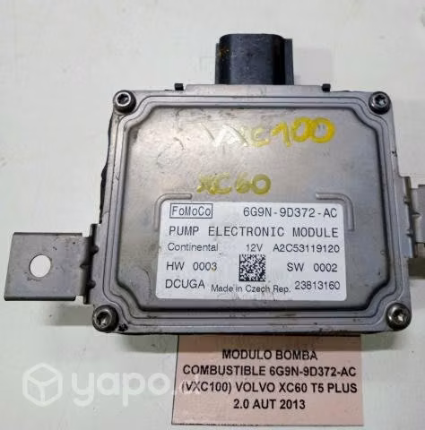 Módulo Bomba Combustible 6G9N-9D372-AC (VXC100) VO
