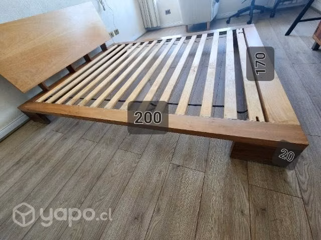 Cama 2 plazas y queen Estilo japonesa