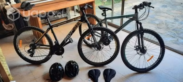 2 bicicletas aro 26 con sus accesorios