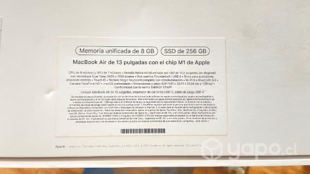 Impecable Mac M21 8 GB - Imagen 5