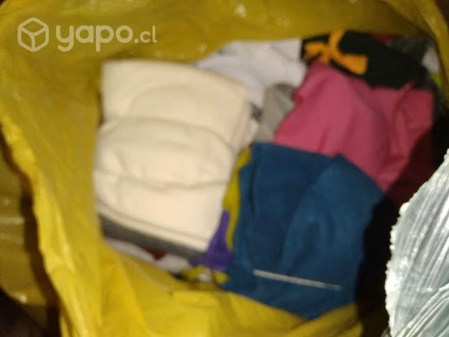 Bolsa lote retazos de telas grandes