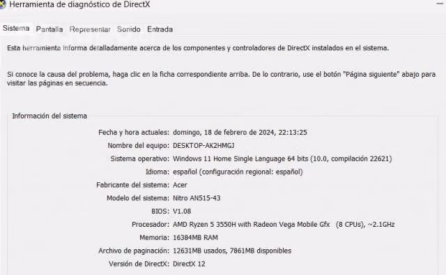 Notebook Gamer ACER nitro AN515-43
