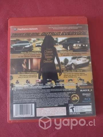 Need for speed undercover para play 3