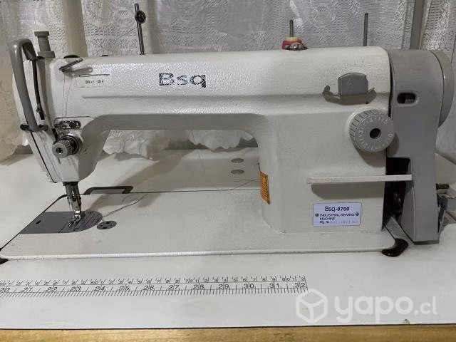 Overlock y coser industrial recta