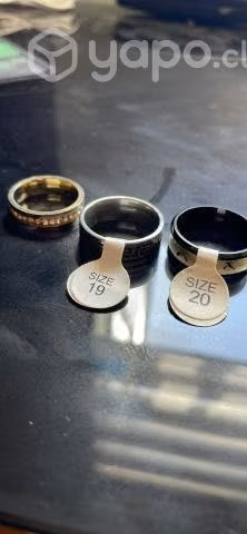 Anillos de acero inoxidable