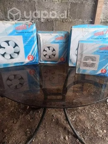 Extractores nuevos, tubos fluorecentes y anafe