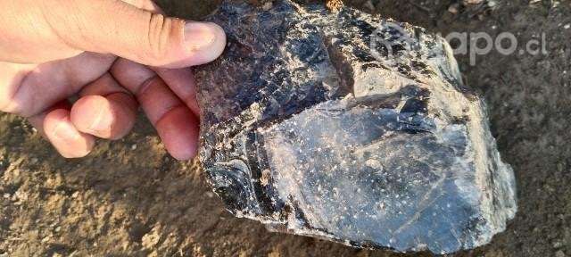 Piedra obsidiana negra - Imagen 2