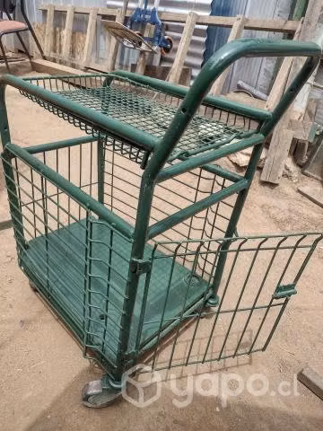 Útil Carro con Ruedas Metálico