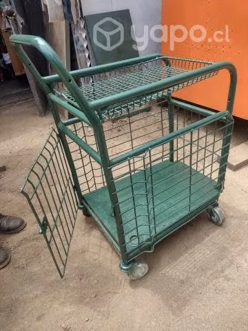 Útil Carro con Ruedas Metálico