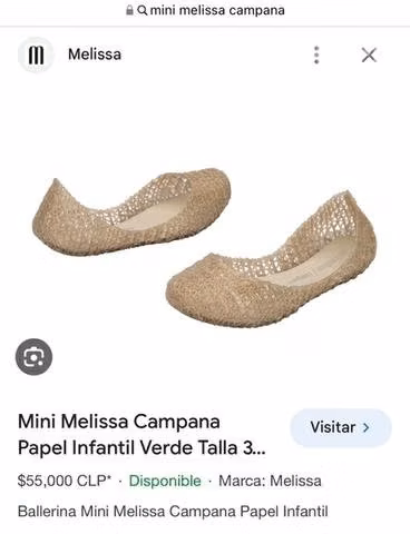 Ballerinas Mini Melissa Campana - Imagen 3