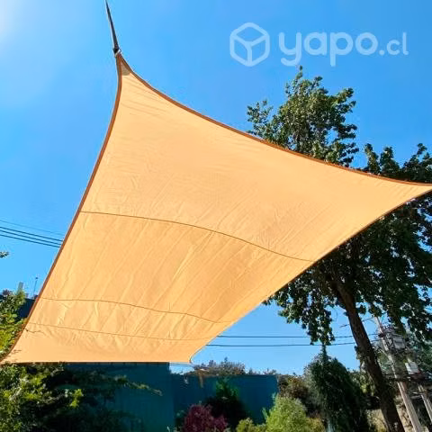 Toldo vela sombra impermeable rectangular 5×3 - Imagen 3