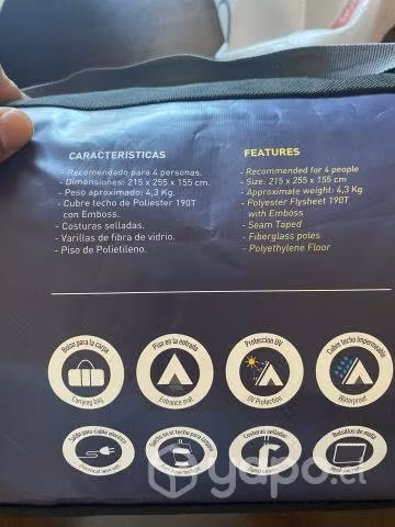 Carpa national geographic OKLAHOMA (4personas)