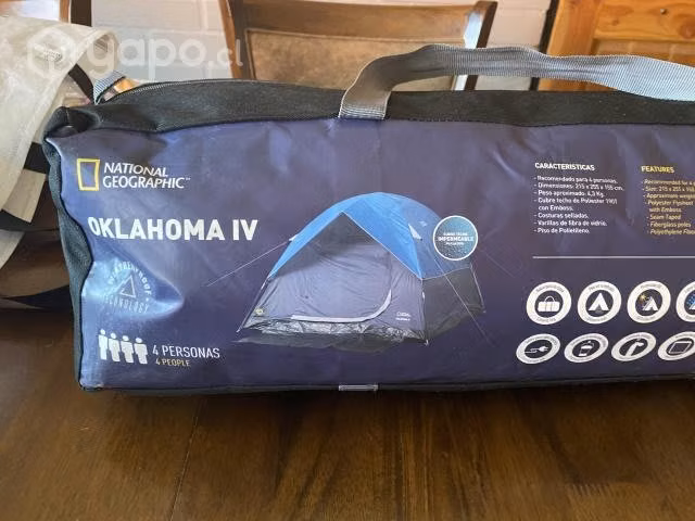 Carpa national geographic OKLAHOMA (4personas)