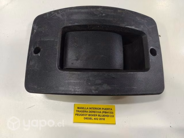 Manilla Interior Puerta Trasera Derecha Peugeot