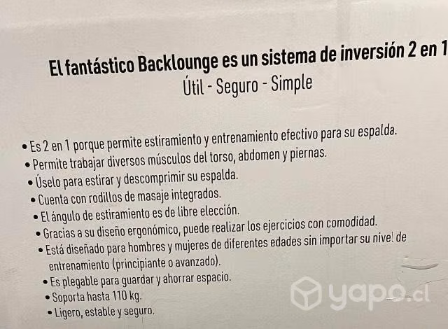 Silla estiramiento backlounge - Imagen 5