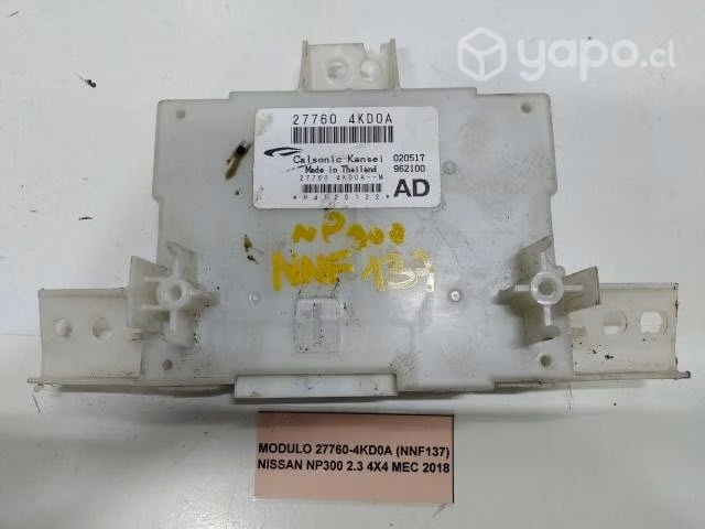 Módulo 27760-4KD0A (NNF137) Nissan Np300 2.3 4x4
