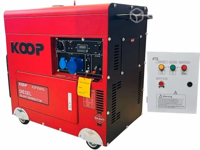Generador Diesel Insonoro, 6500w Ats+caja Transf