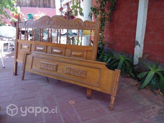 Cama 2 plazas mas colchon - Imagen 2