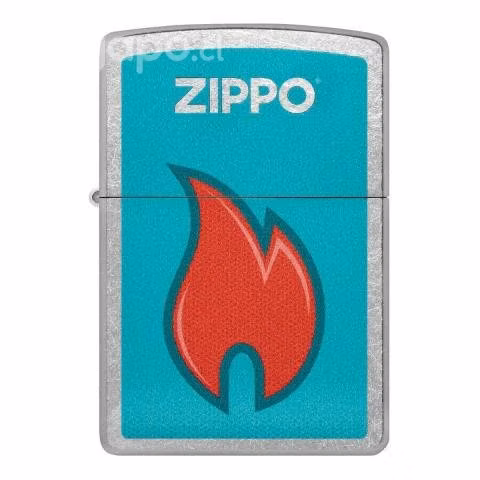 Zippo Flame Design Azul Rojo ZP48495